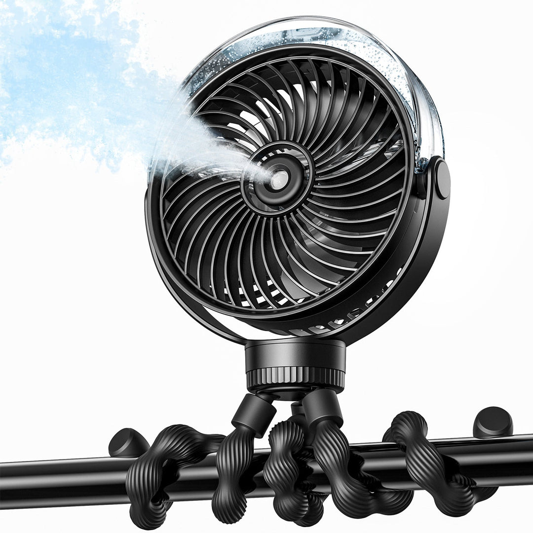 Misting Stroller Fan – Portable Baby Fan with Spray | Stornfield