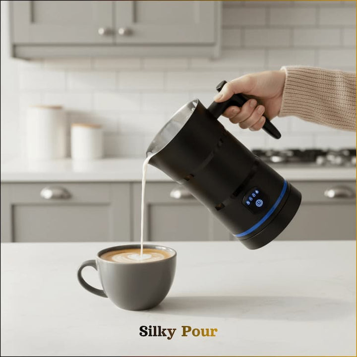 Electric milk frother for creamy foam | Stornfield