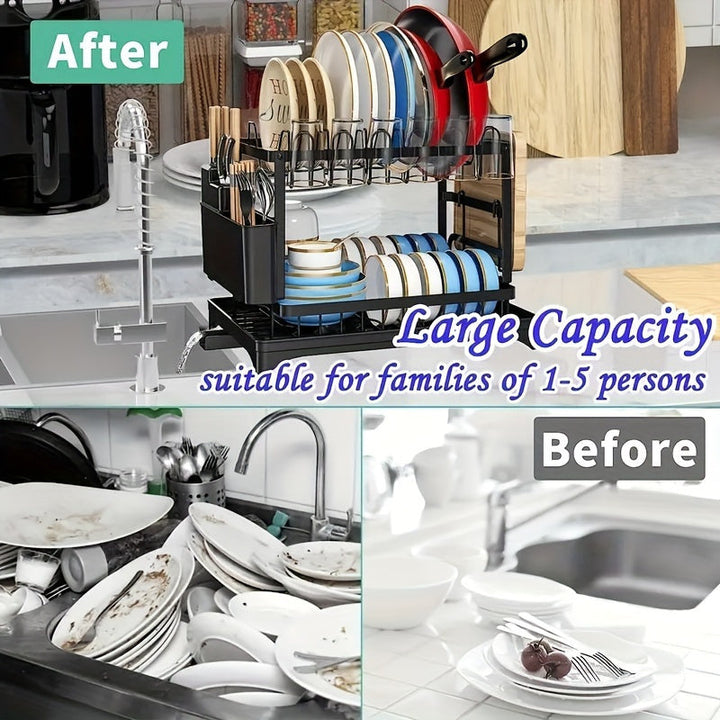 Draining rack 2 tiers with drainage | Stornfield