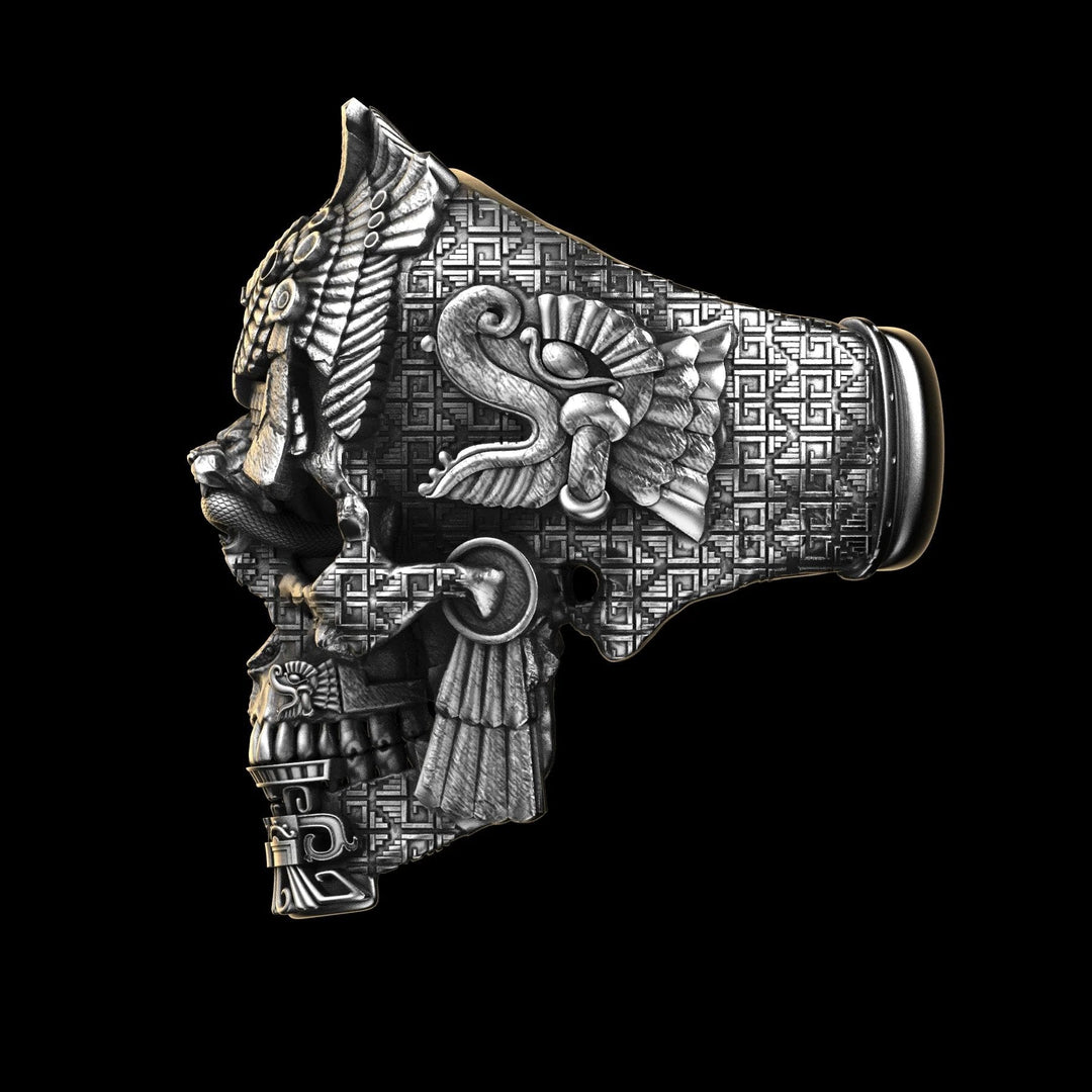 Stornfield | Sterling Silver Black Skull Ring