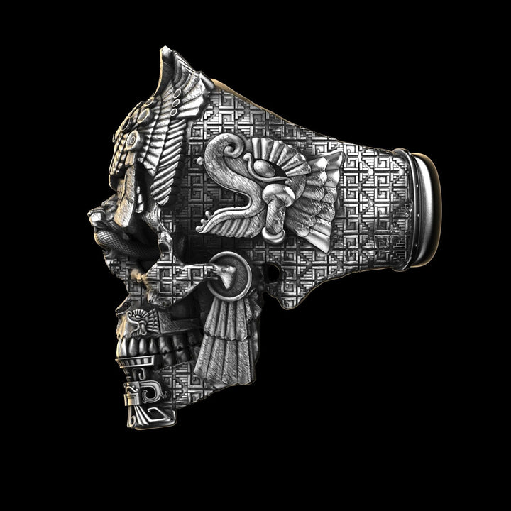 Stornfield | Sterling Silver Black Skull Ring