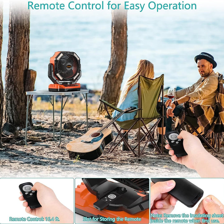 Rechargeable Camping Fan | Stornfield