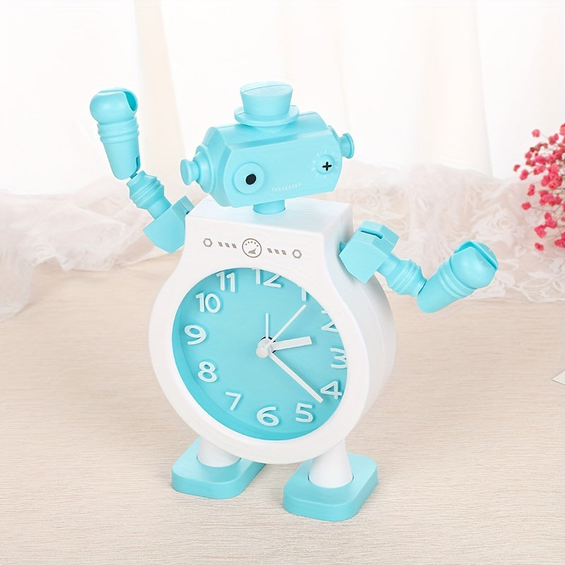Fun Cartoon Robot Alarm Clock with Sleep Timer for Kids | Stornfield