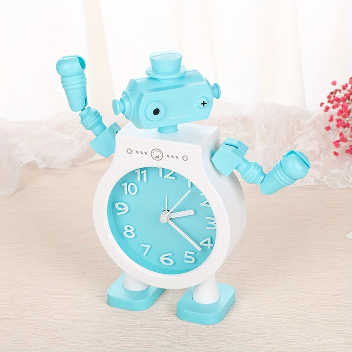 Fun Cartoon Robot Alarm Clock with Sleep Timer for Kids | Stornfield