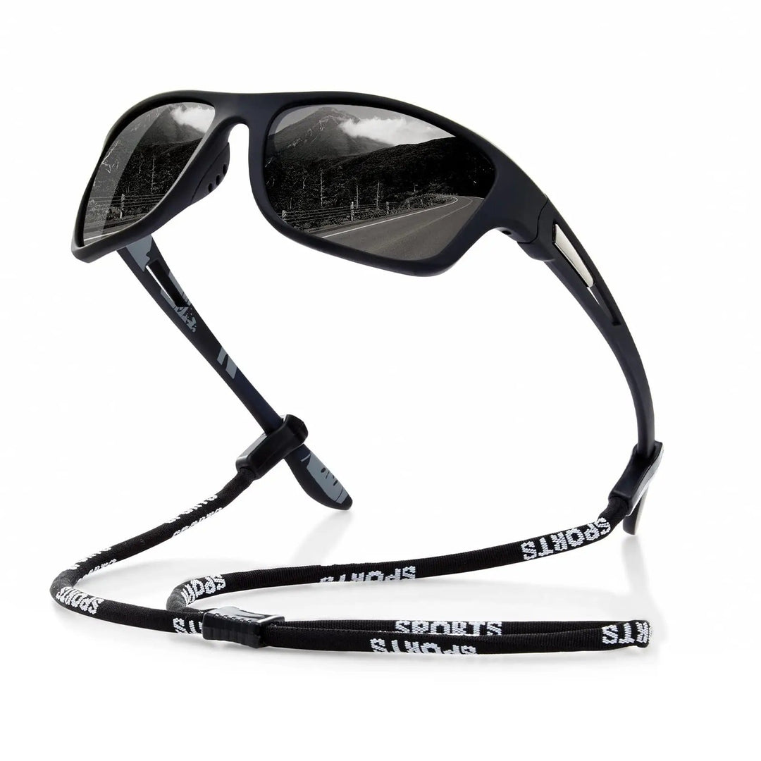 Stornfield | Mens Polarised Sports Sunglasses UK – UV400 Wrap Around Sunglasses for Cycling, Running & Outdoor Activities | Lightweight & Glare Protection