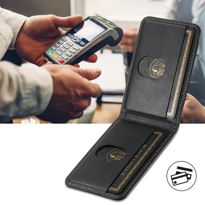 Stornfield | Shockproof PU Leather Phone Case with Card Holder for iPhone