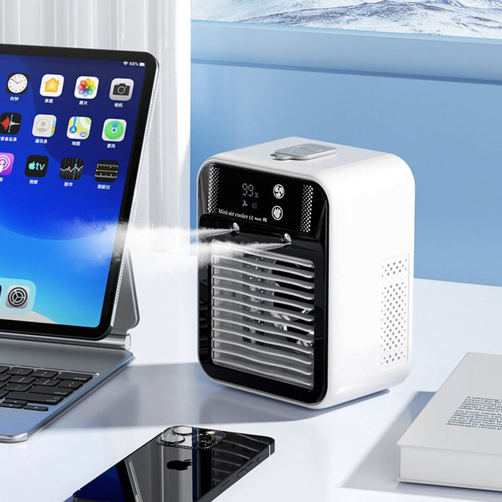 Portable 3-In-1 Cooling Fan with 2-Speed Mist | Stornfield