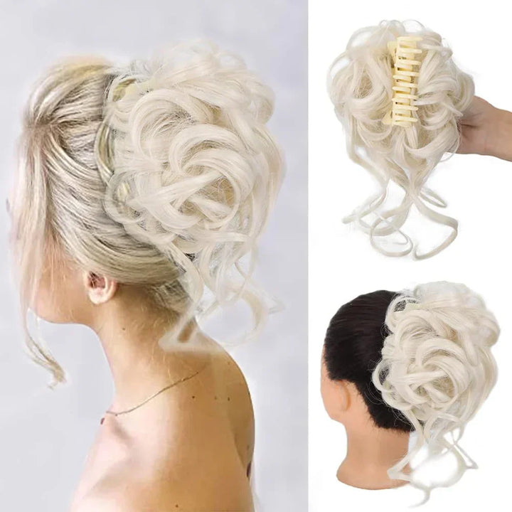 Stornfield | Curly Hair Bun – Clip-in Hair Piece with Volume and Natural Look
