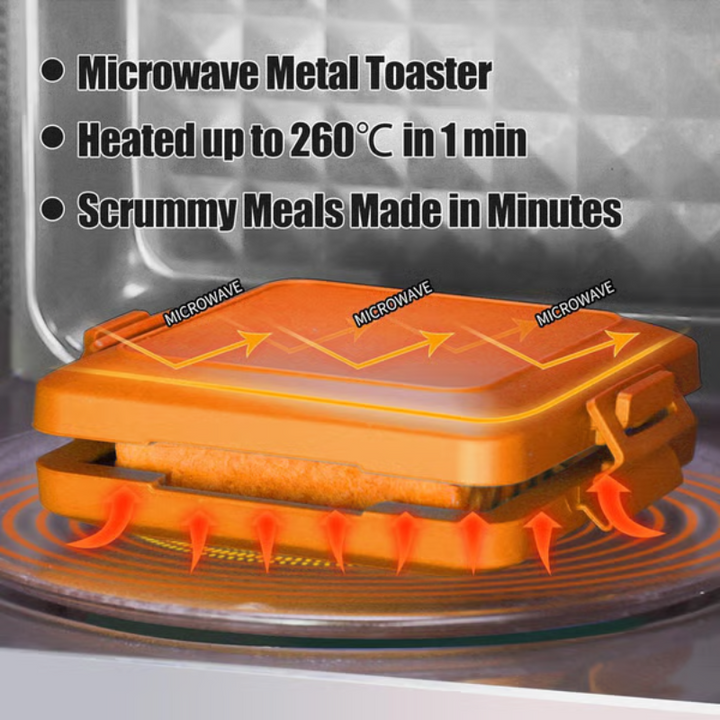 CrunchChef — Give any microwave the crispy grilling feel for irresistible snacks in minutes! | Stornfield