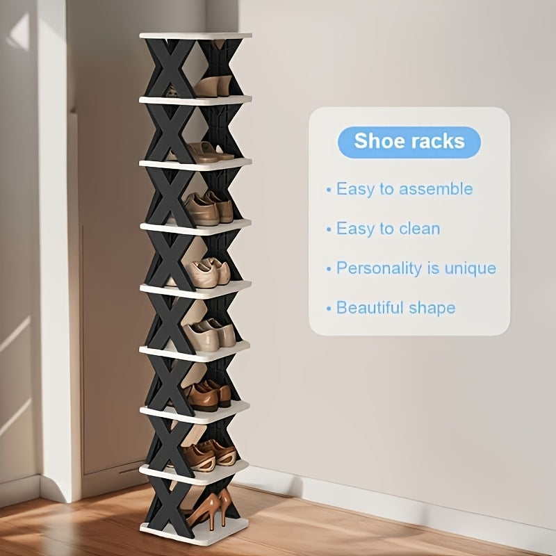 Narrow Shoe Rack Tower | Stornfield