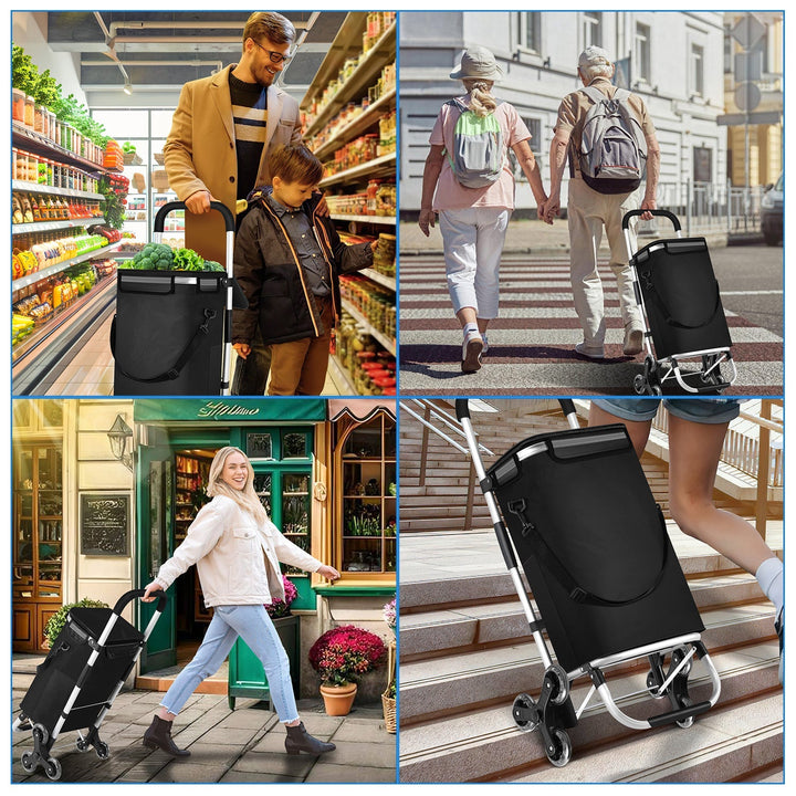 Shopping trolley shopping roller foldable 40L | Stornfield