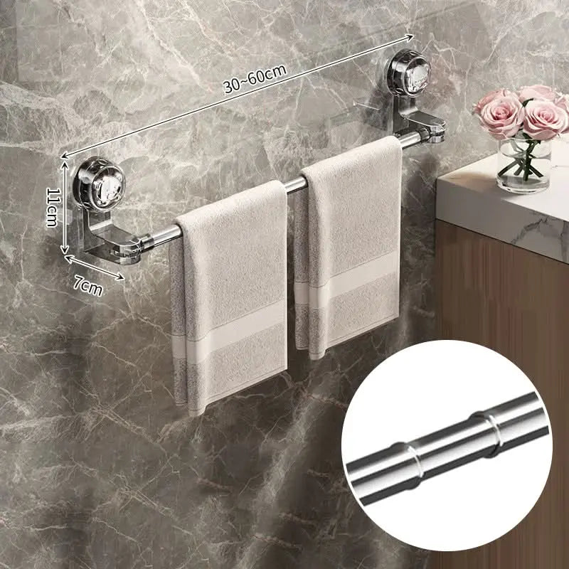 FlexiGrip Towel Holder — Unleash your space freedom with stylish organization without drill holes! | Stornfield