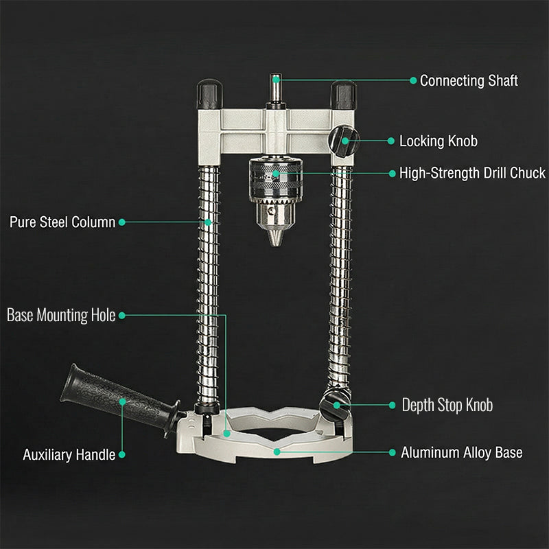 Drill stand with adjustable angle 45–90° | Stornfield