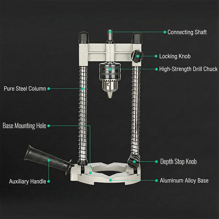 Drill stand with adjustable angle 45–90° | Stornfield