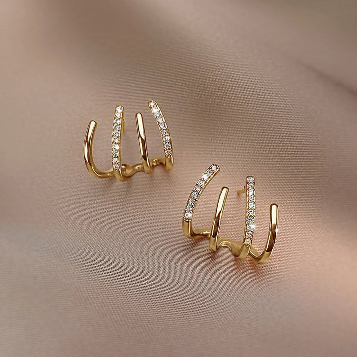 Stornfield | Women’s Twist Earrings | Lightweight Statement Jewelry | Hypoallergenic Finish
