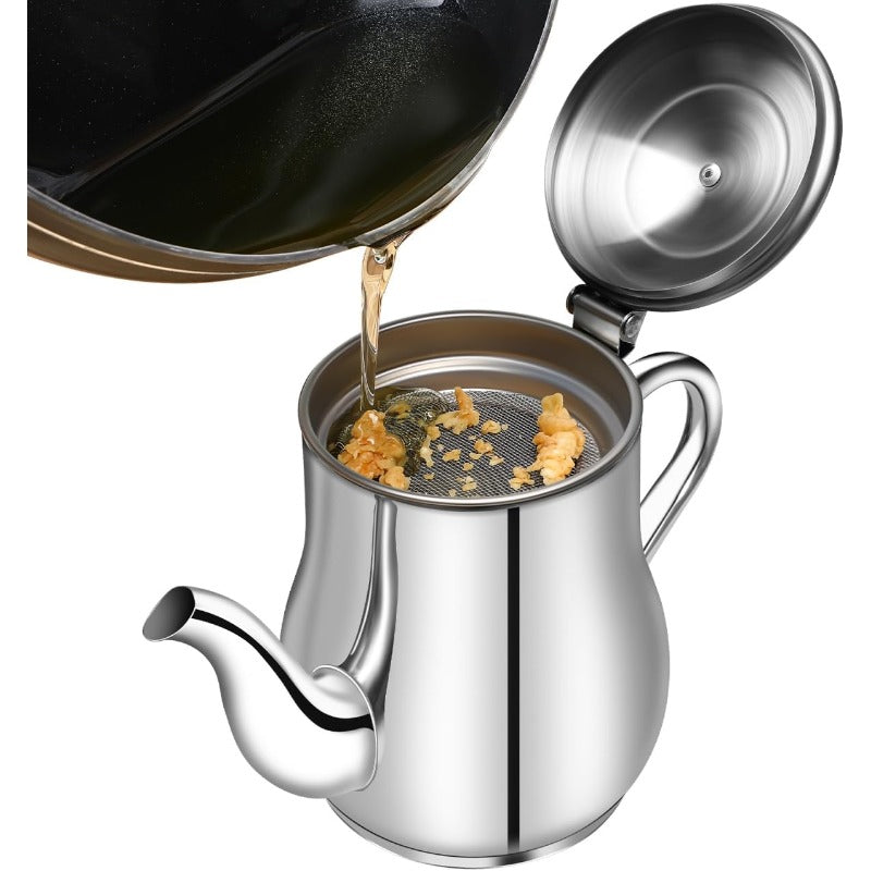 Stornfield Stainless Steel Oil Strainer Pot