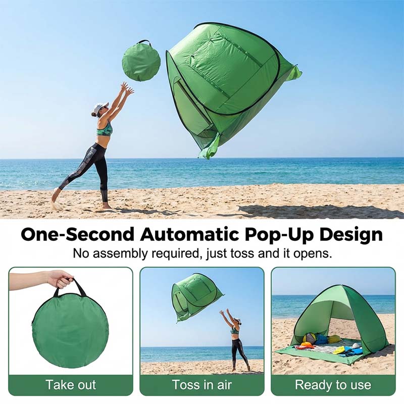 SunSail Breeze Pop-Up Beach Tent 98% UV Protection | Stornfield