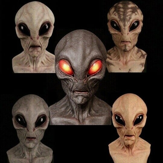 Alien-Mask | Realistic Halloween Costume Accessories | Stornfield