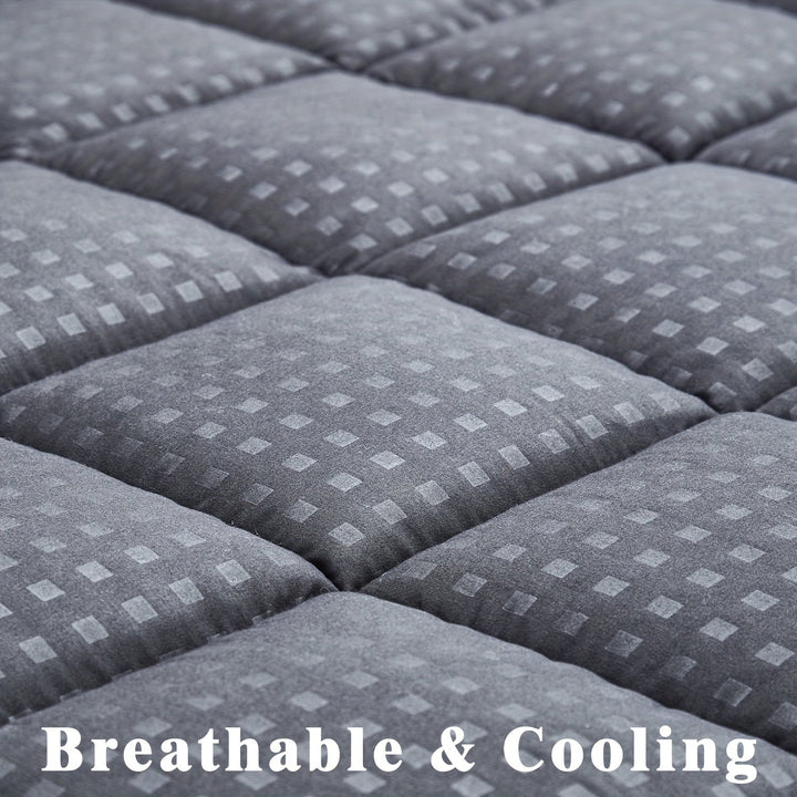 Ultimate Cooling Mattress Pad – Premium Quilted Pillow Top, Luxuriously Fluffy and Ultra-Breathable with Secure 14-18 Deep Pocket Cover – Enhanced Sleep Comfort, 1pc | Stornfield