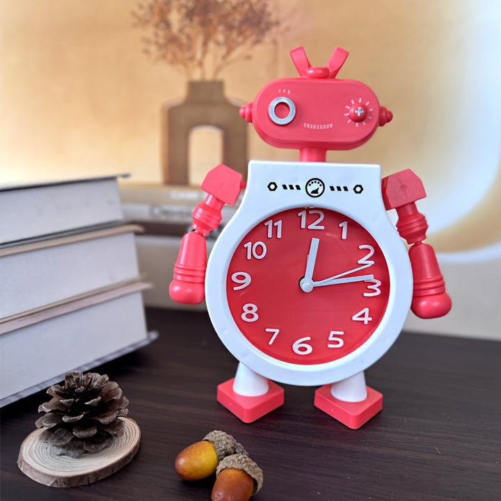 Fun Cartoon Robot Alarm Clock with Sleep Timer for Kids | Stornfield