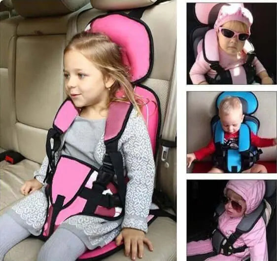 Stornfield | Portable Child Travel Car Seat | Foldable Safety Booster with 5-Point Harness | Ages 0–12 Years