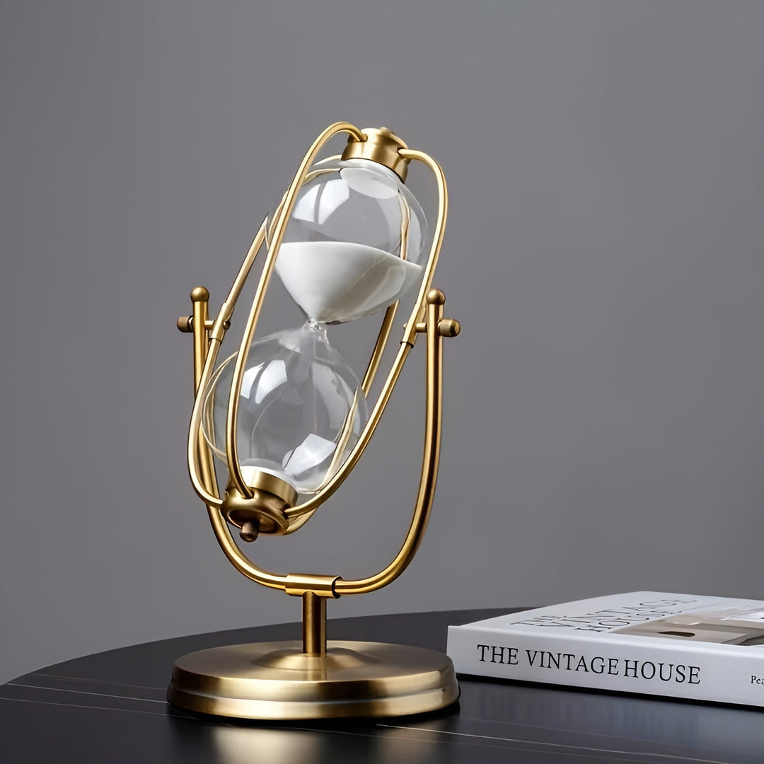 Classic hourglass to turn – Decorative and Relaxing | Stylish taStornfielde decoration with flowing sand | Stornfield