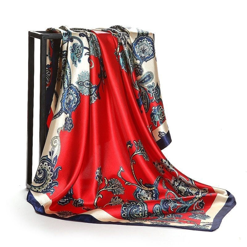 Stornfield | Large Square Scarf Silk ScarfSimulation Versatile Scarf Scarf
