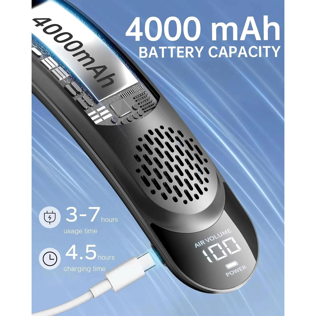 Portable Neck Fan with Rechargeable Cooling for Outdoor Sports | Stornfield