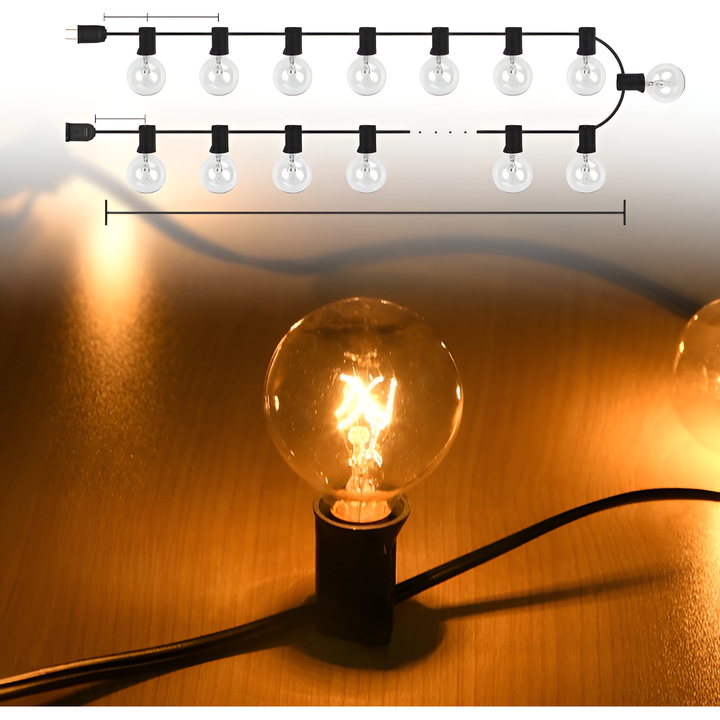 FairyFlicker String Lights - Luxurious Patio Lighting with Waterproof Protection | Stornfield