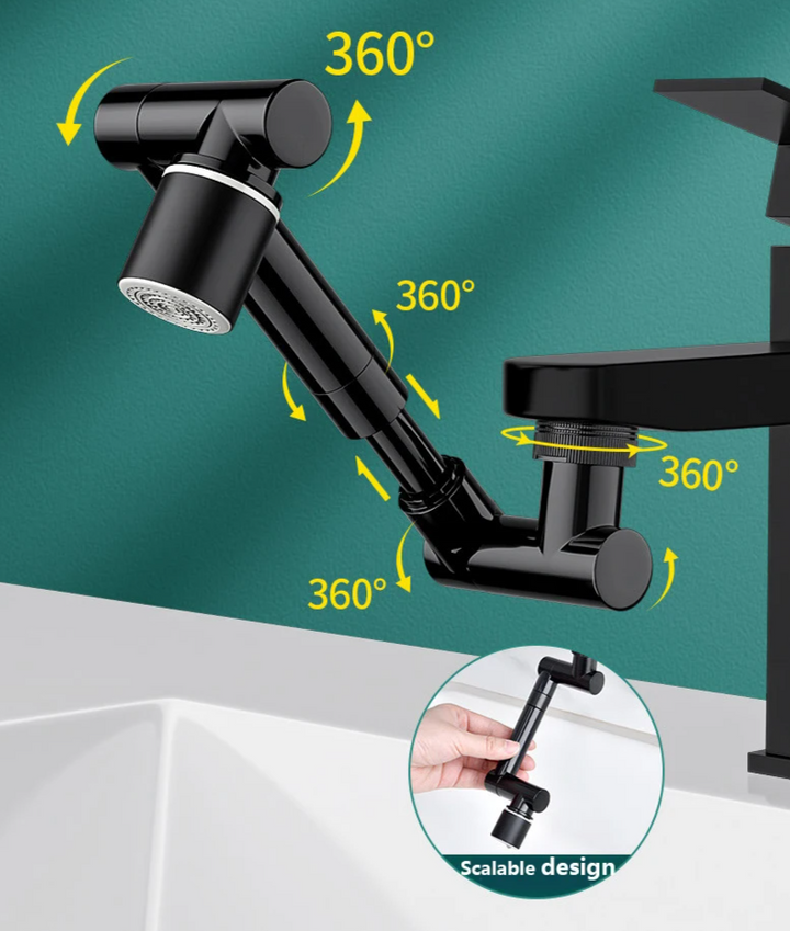 FlexiFlow 360° Rotating and Extendable Faucet Head Stornfield