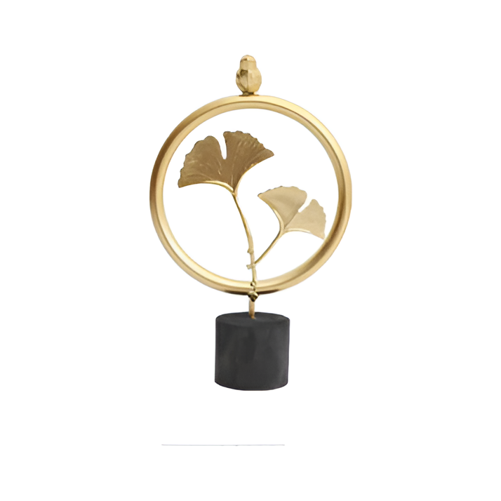 Minimalist ginkgo leaf sculpture for elegant natural charm Stornfield