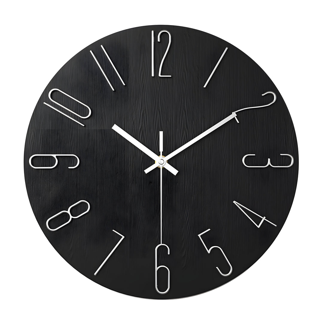 Simple Quartz Design Wall Clock - Silent Modern Style | Stornfield