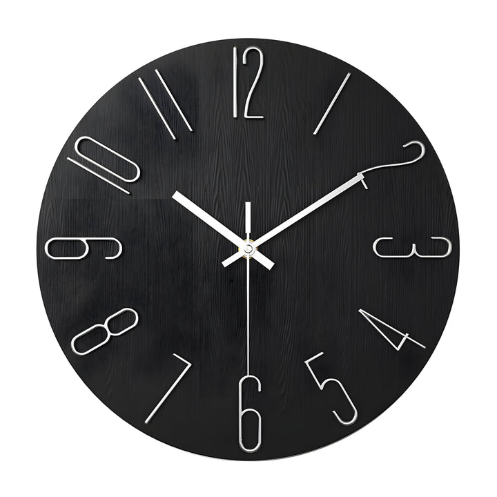 Simple Quartz Design Wall Clock - Silent Modern Style | Stornfield