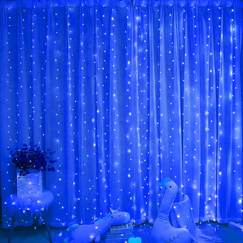 LED Curtain String Lights with Copper Wire, USB