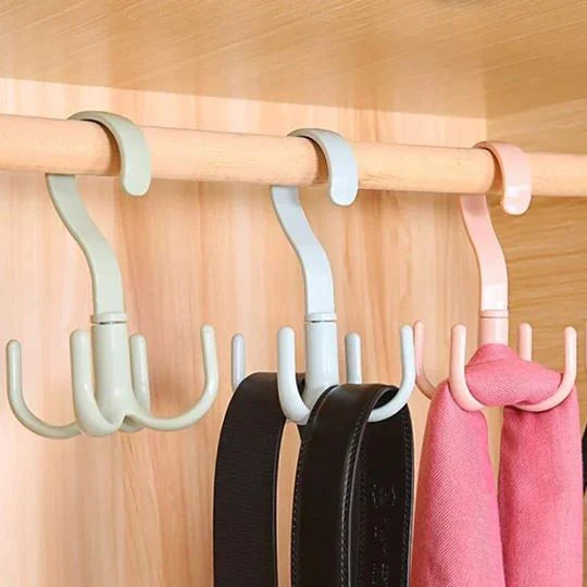 360 Rotating Hook Belt And Tie Hanger Stornfield