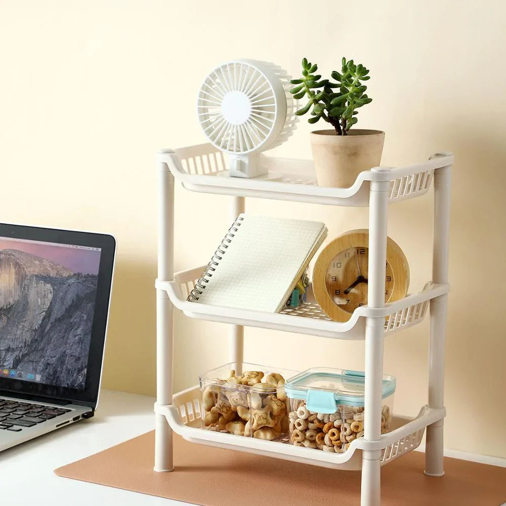 Three-Tier Shelf For Countertop Storage