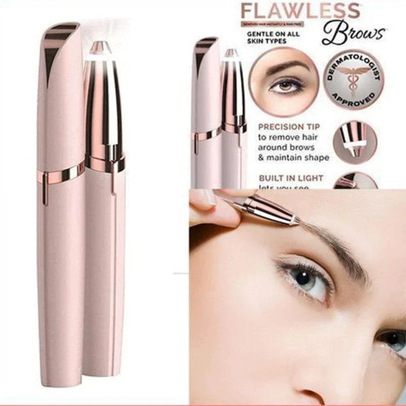 MINI SOURCIL RASOIR ÉLECTRIQUE INDOLORE INSTANTANÉ POUR LE VISAGE BROWS Stornfield