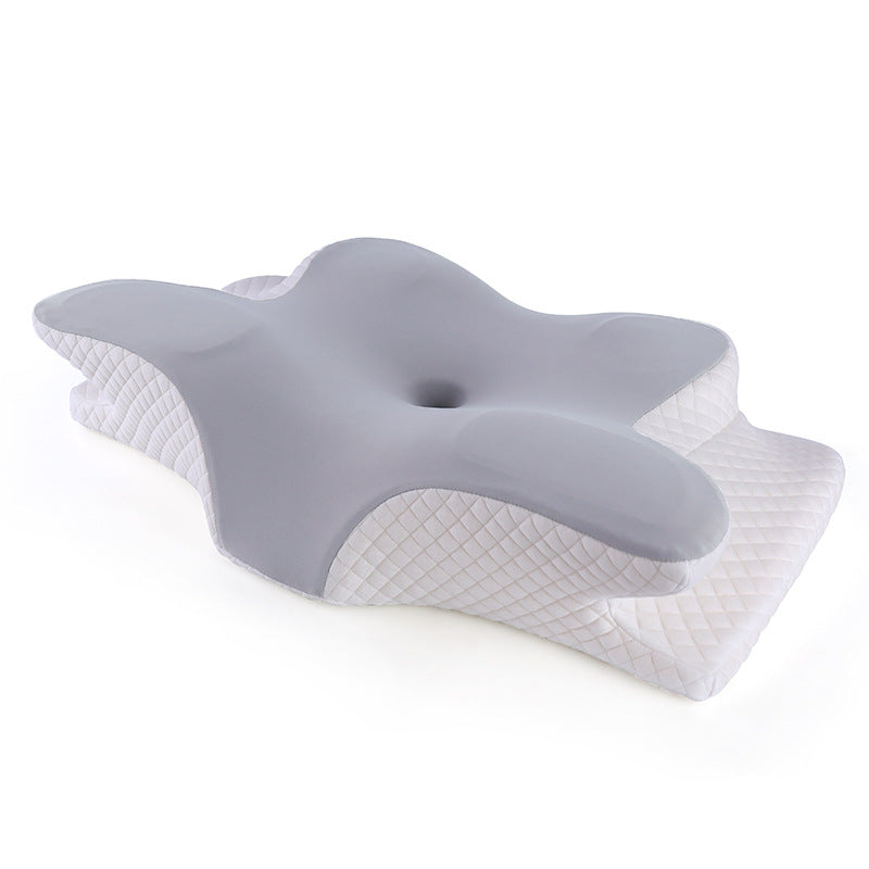 Functional pillow butterfly shape with memory foam