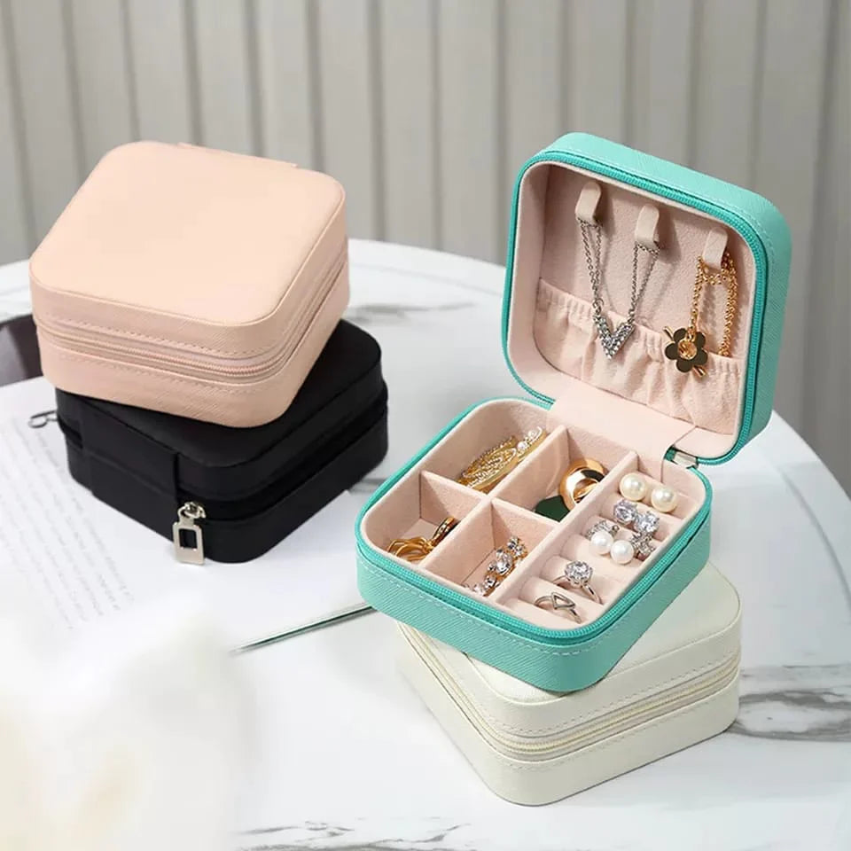 Portable Jewellery Box Organizer Travel Jewelry Storage Case for Earrings Necklace Stornfield