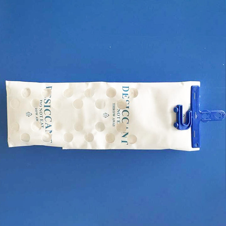 Calcium chloride desiccant for containers