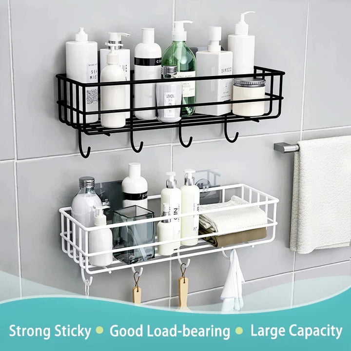Iron Bathroom Hanging Shelf Wall Mounted Stornfield