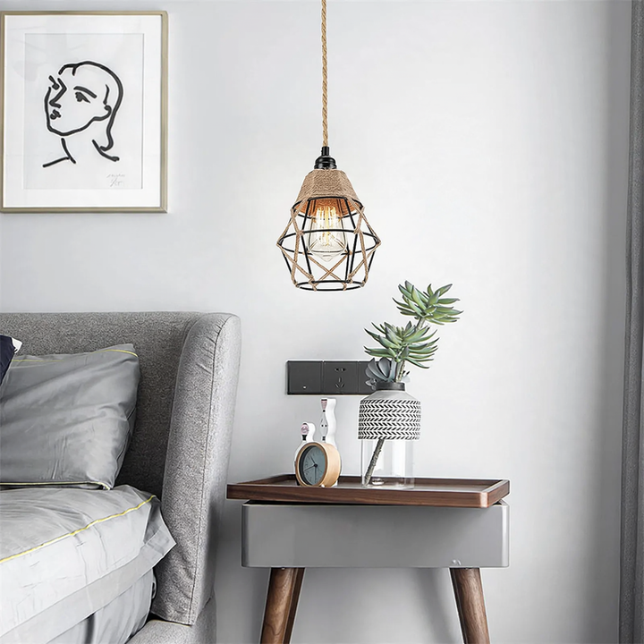 Hanging lamp iron, LED, American style