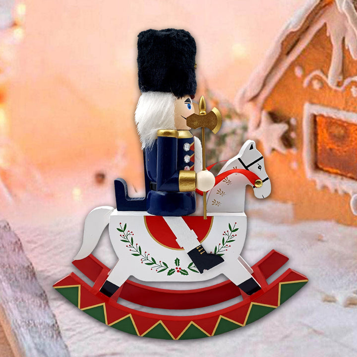 Traditional nutcracker made of pine wood