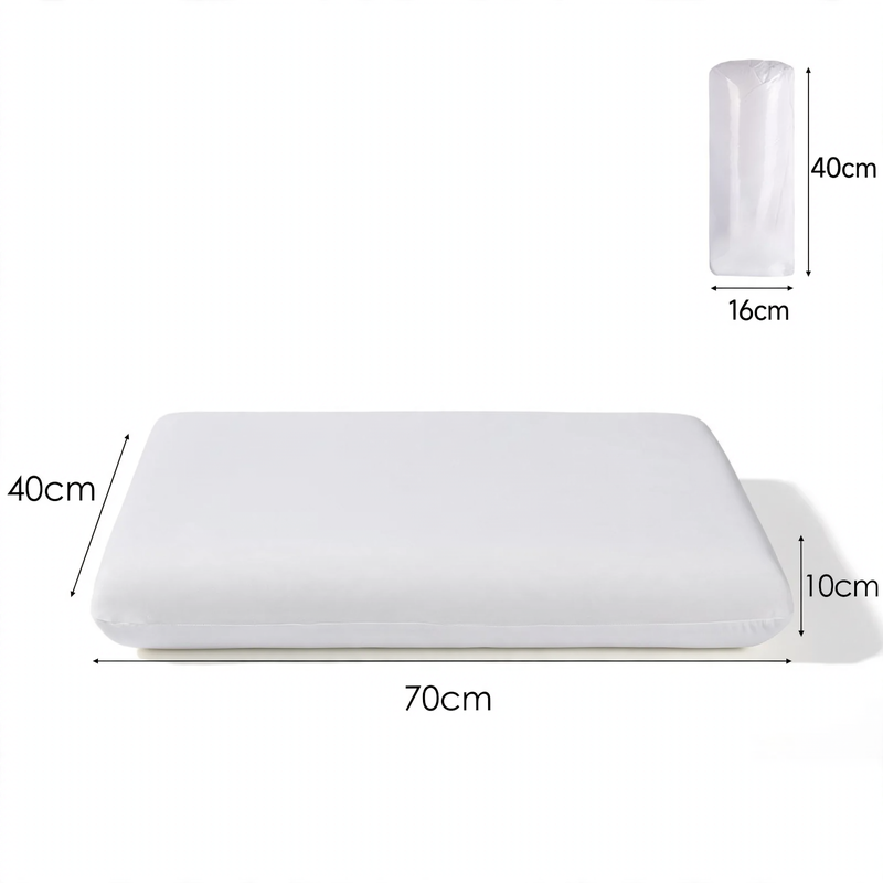 Rectangular Neck Support Pillow made of Memory Foam