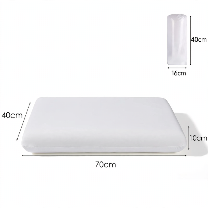 Rectangular Neck Support Pillow made of Memory Foam