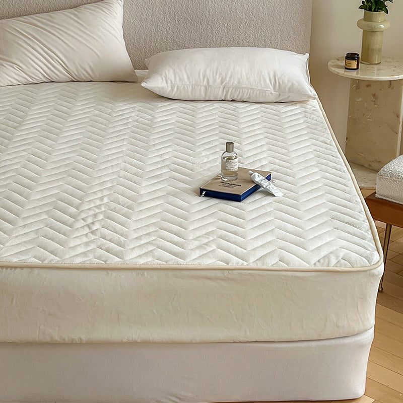 Japanese flannel fitted sheet, extra thick, 1.8m