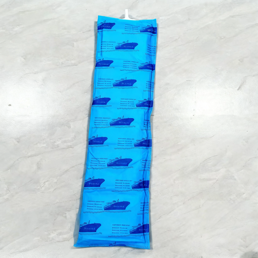 Calcium chloride desiccant for containers and storage