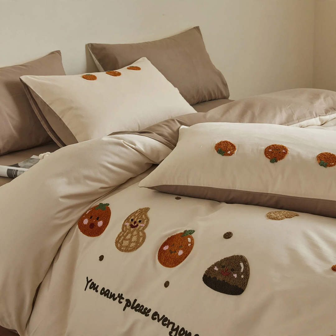 Children's bedding set, cotton, cartoon pattern