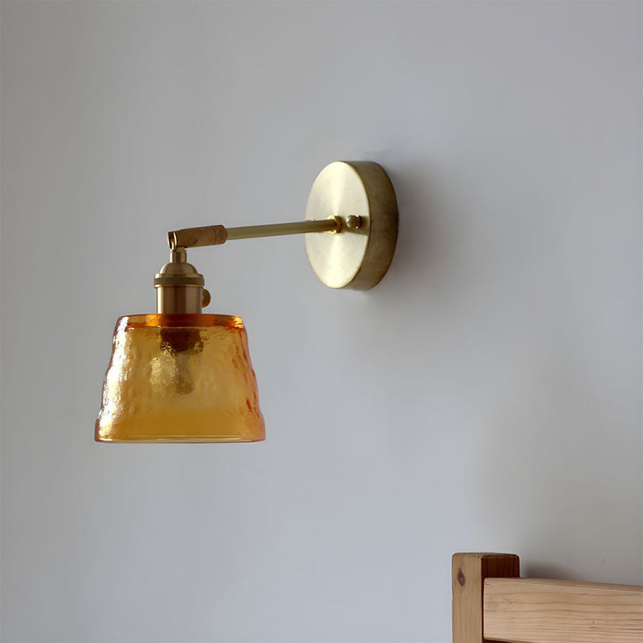 Modern Adjustable Glass Wall Sconce | Stornfield