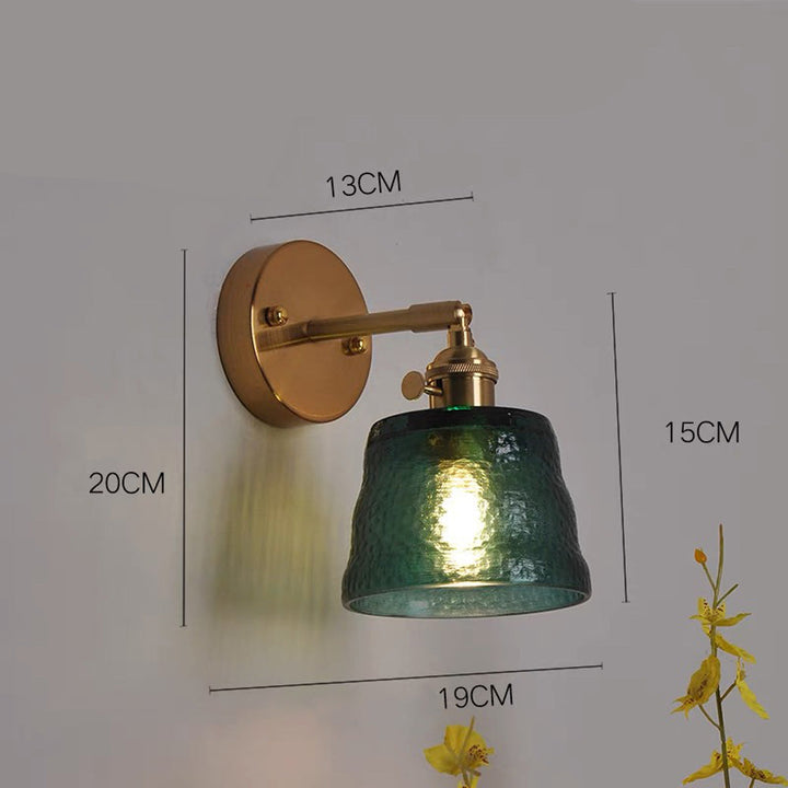 Modern Adjustable Glass Wall Sconce | Stornfield